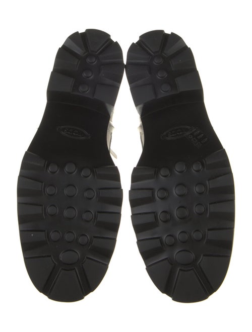 Tod's Leather Combat Boots