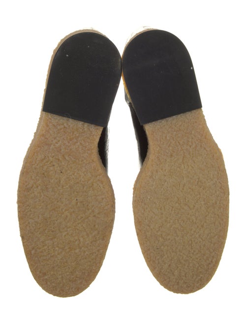 Tod's Patent Leather Colorblock Pattern Riding Boots