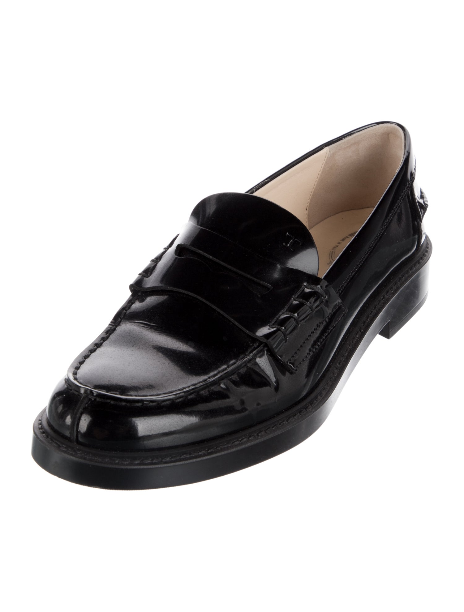 Tod's Patent Leather Loafers