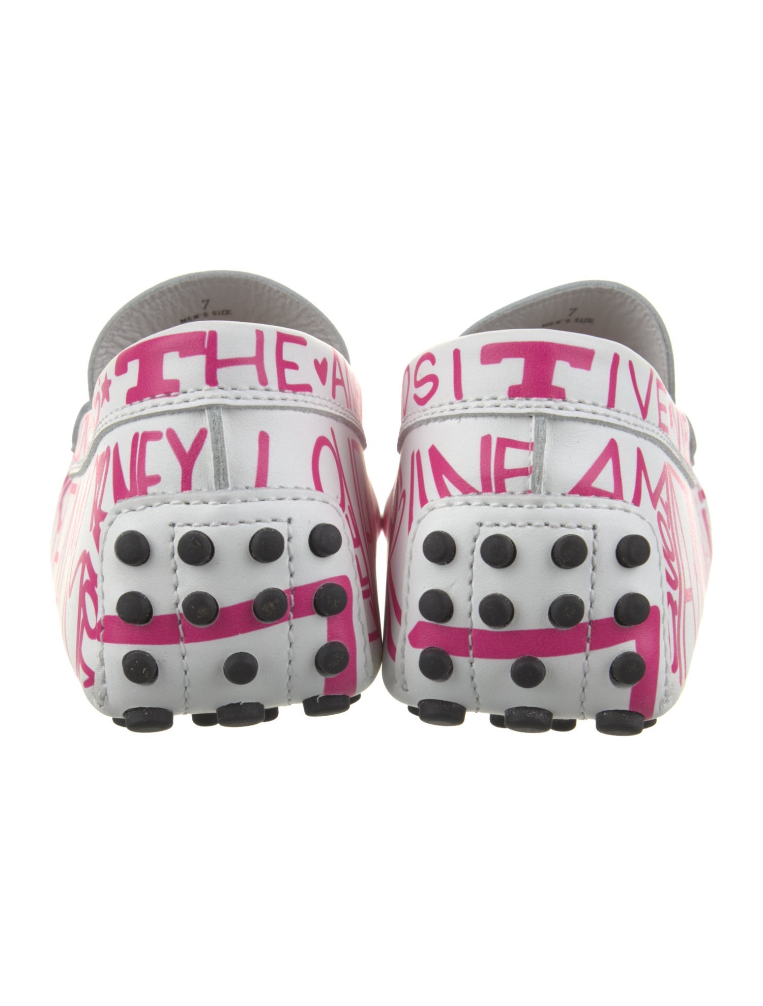 Tod's Leather Printed Drivers