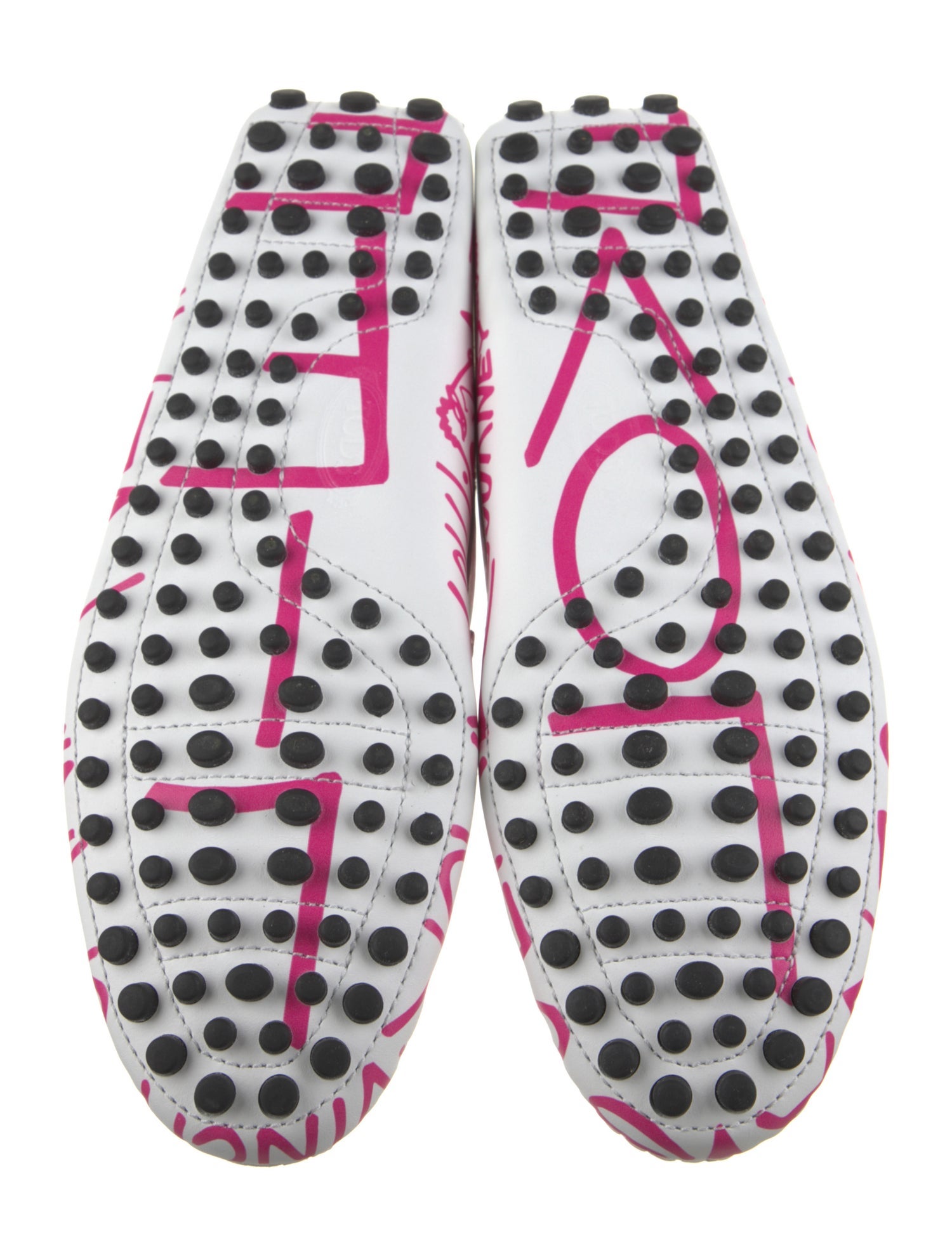 Tod's Leather Printed Drivers