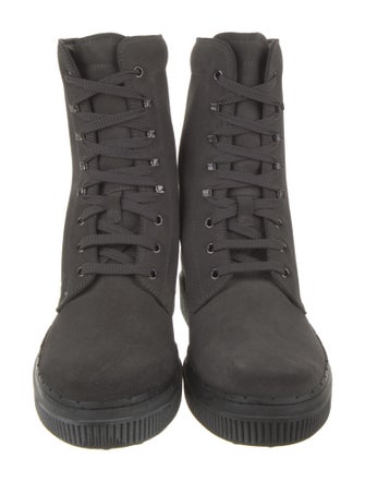 Tod's Suede Lace-Up Boots