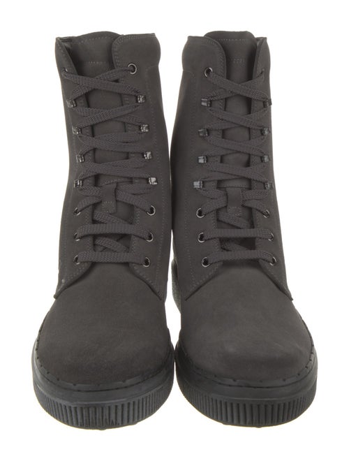 Tod's Suede Lace-Up Boots