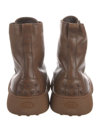Tod's Leather Lace-Up Boots