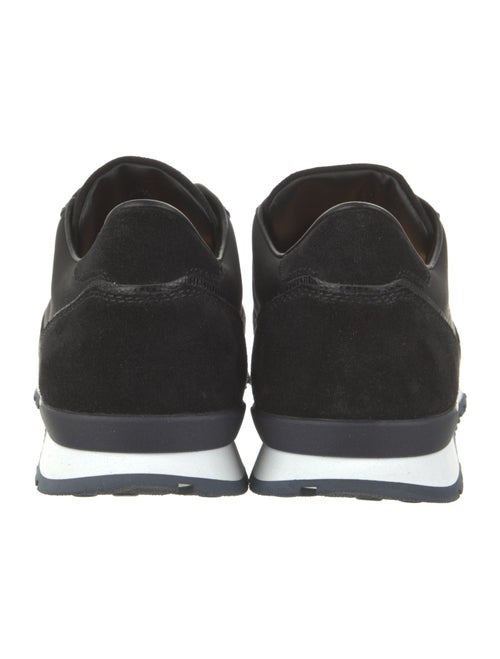 Tod's Canvas Leather Trim Embellishment Athletic Sneakers