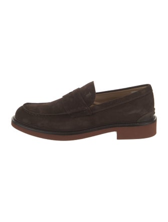 Tod's Suede Dress Loafers