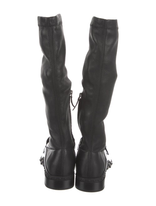 Tod's Leather Rain Boots