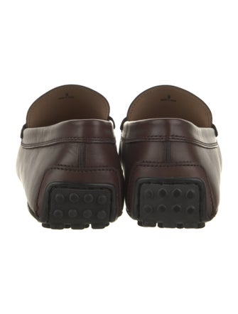 Tod's Leather Studded Accents Loafers