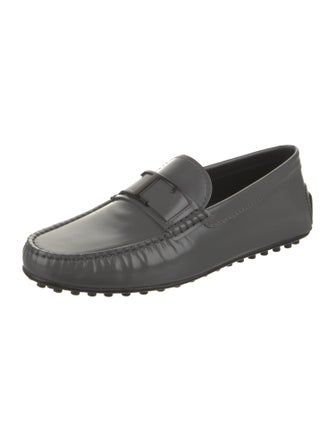 Tod's Patent Leather Whipstitch Trim Drivers