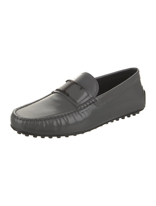 Tod's Patent Leather Whipstitch Trim Drivers