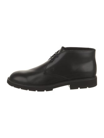 Tod's Leather Lace-Up Boots