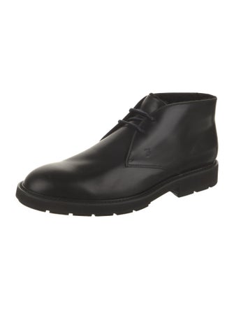 Tod's Leather Lace-Up Boots
