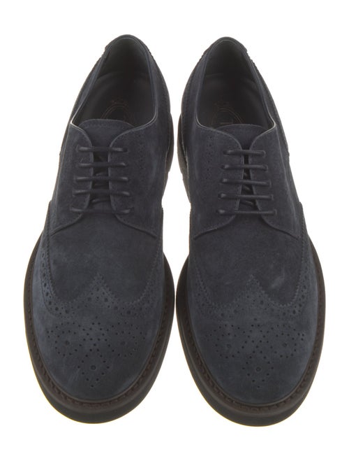 Tod's Suede Lasercut Accents Brogues