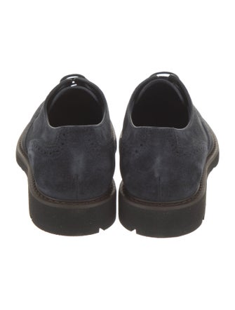 Tod's Suede Lasercut Accents Brogues