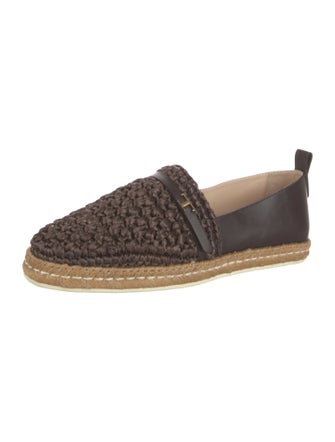 Tod's Leather Espadrilles
