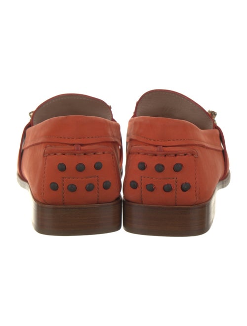 Tod's Suede Crystal Embellishments Loafers