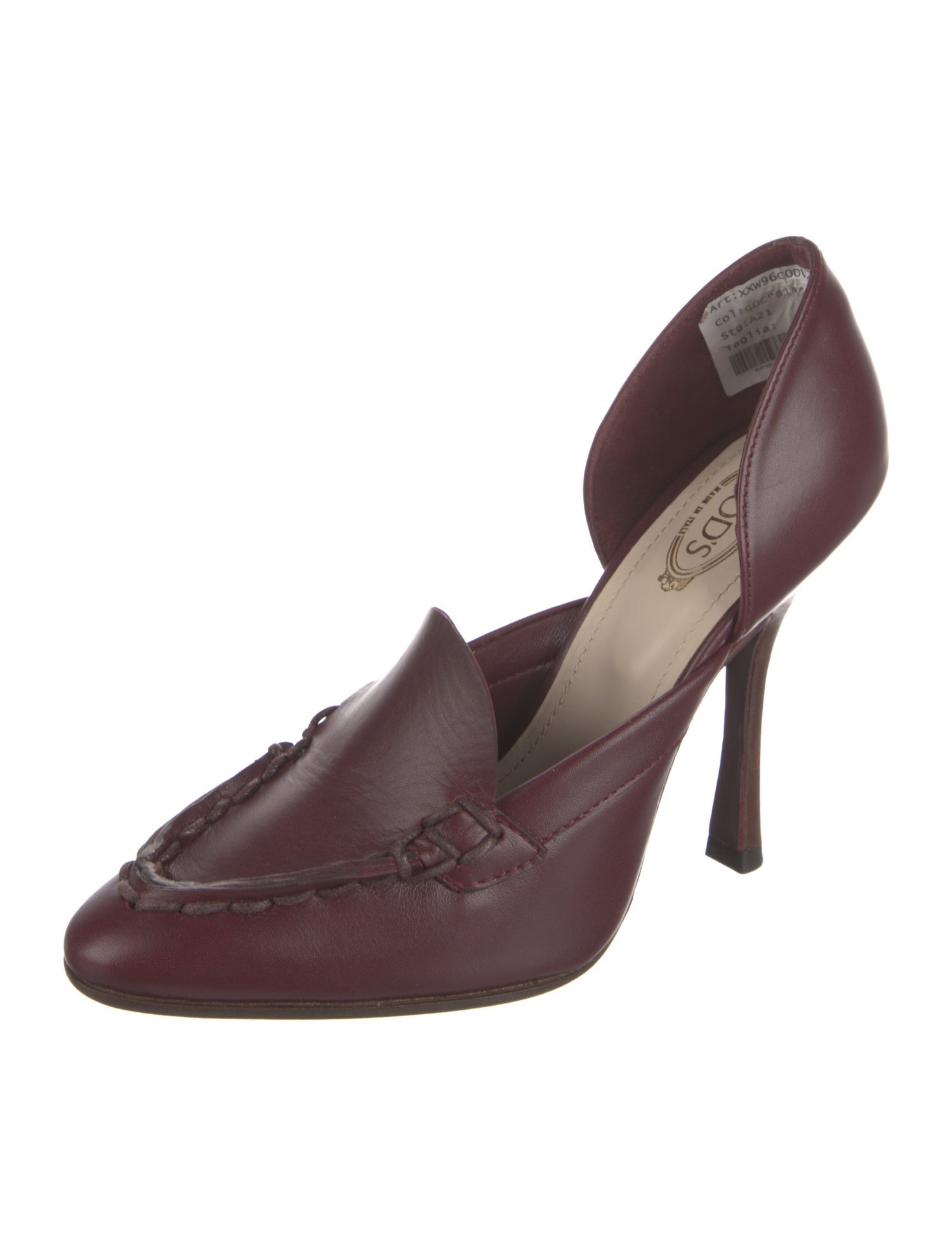 Tod's Leather D'Orsay Pumps