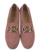 Tod's Suede Chain-Link Accents Loafers