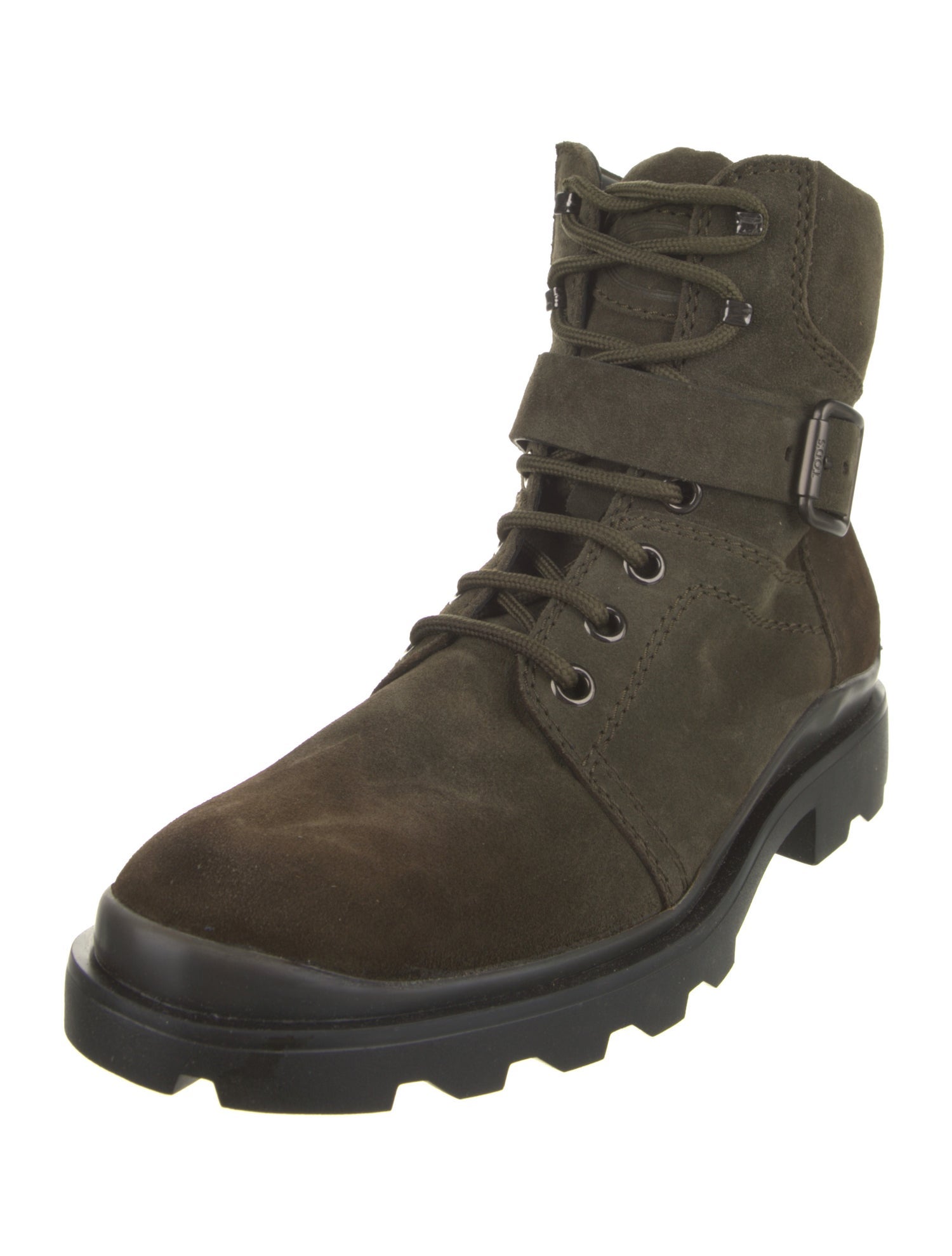 Tod's Suede Lace-Up Boots w/ Tags