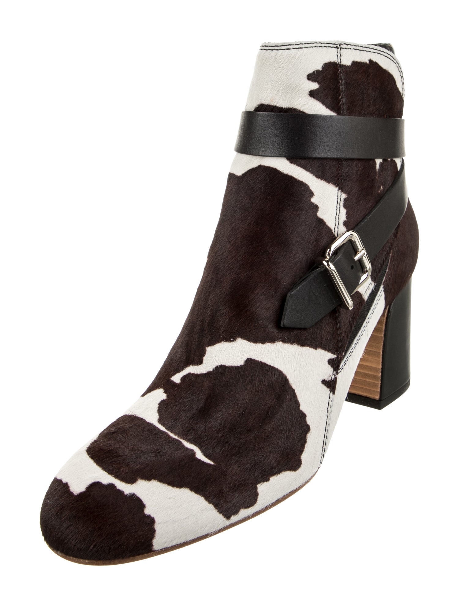 Tod's Ponyhair Animal Print Boots