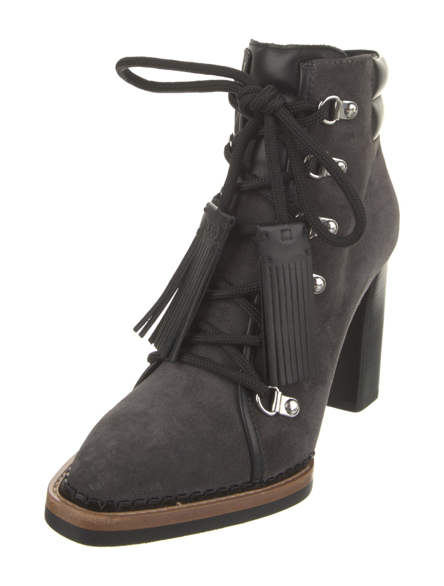 Tod's Suede Lace-Up Boots