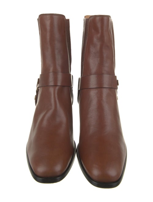 Tod's Leather Colorblock Pattern Chelsea Boots