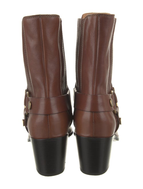 Tod's Leather Colorblock Pattern Chelsea Boots