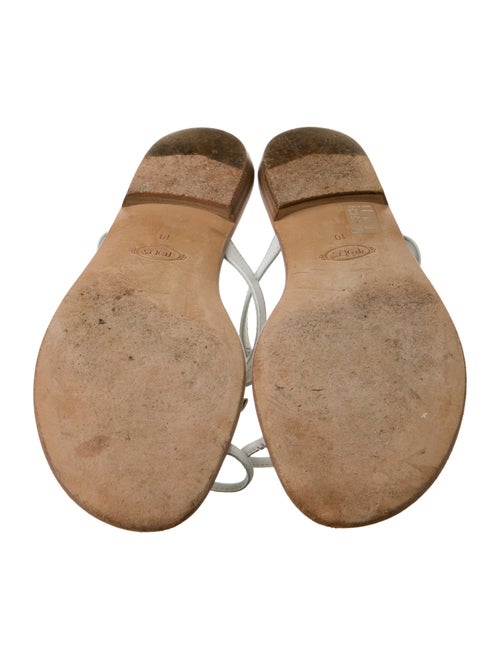 Tod's Leather Cutout Accent Slides