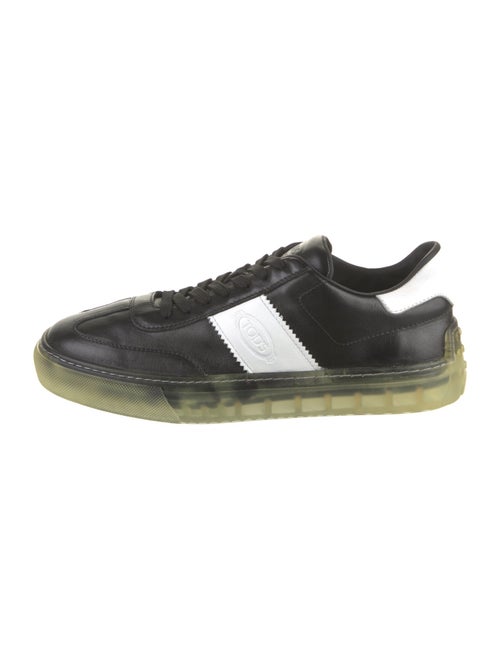 Tod's Leather Colorblock Pattern Sneakers