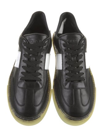 Tod's Leather Colorblock Pattern Sneakers