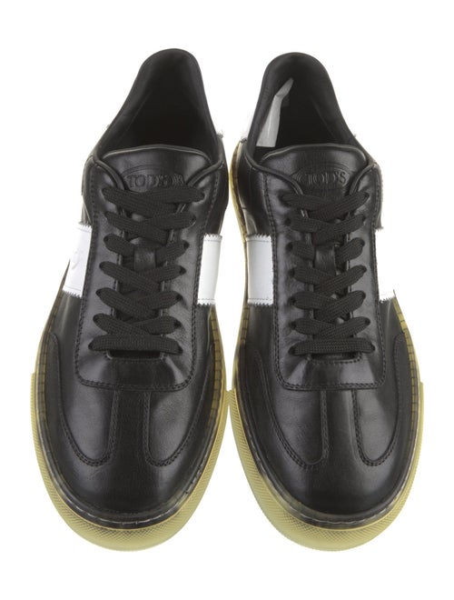 Tod's Leather Colorblock Pattern Sneakers