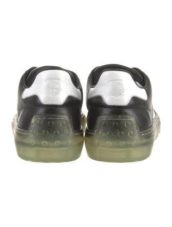 Tod's Leather Colorblock Pattern Sneakers