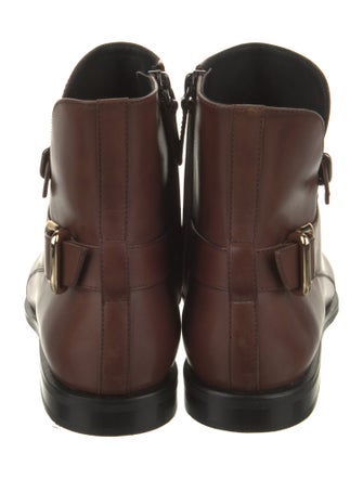 Tod's Leather Colorblock Pattern Chelsea Boots