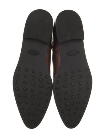 Tod's Leather Colorblock Pattern Chelsea Boots