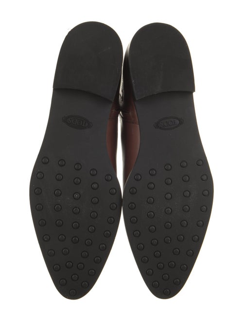 Tod's Leather Colorblock Pattern Chelsea Boots