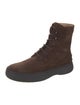 Tod's Suede Lace-Up Boots