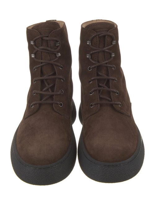 Tod's Suede Lace-Up Boots