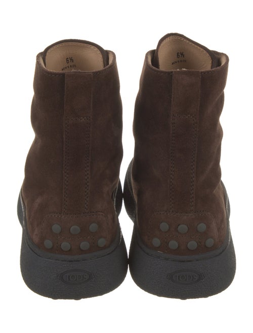 Tod's Suede Lace-Up Boots