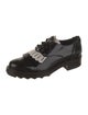 Tod's Patent Leather Lasercut Accents Oxfords