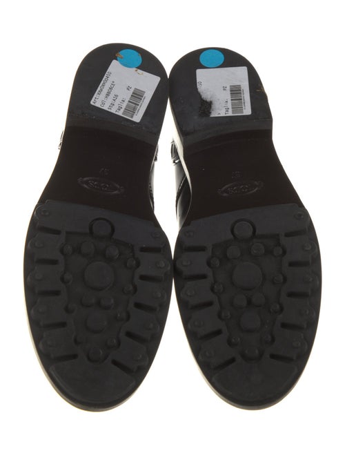 Tod's Patent Leather Lasercut Accents Oxfords
