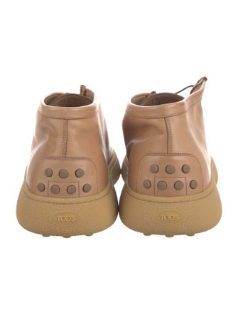 Tod's Leather Lace-Up Boots