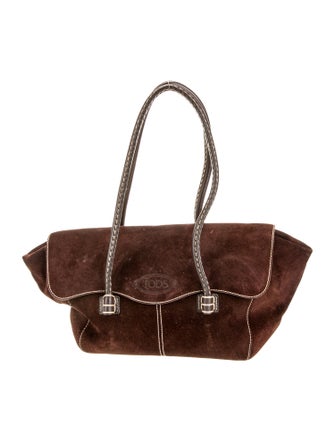 Tod's Suede Top Handle Bag