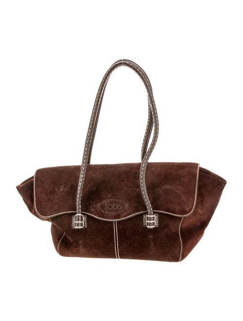 Tod's Suede Top Handle Bag
