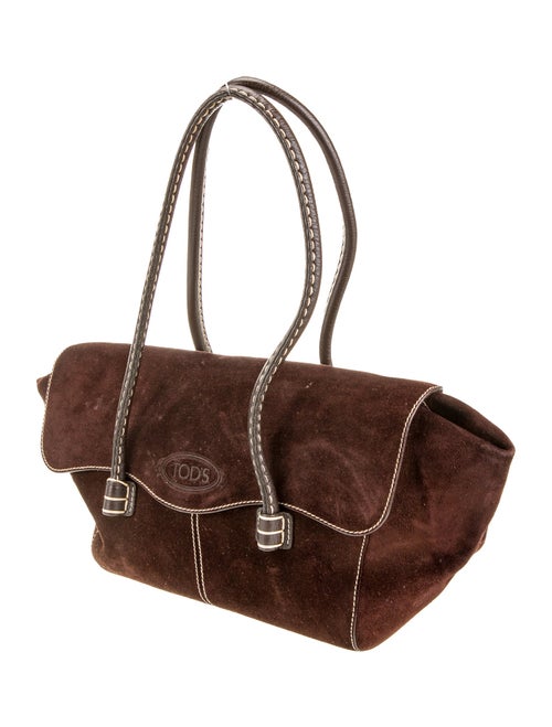 Tod's Suede Top Handle Bag