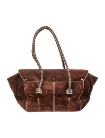 Tod's Suede Top Handle Bag