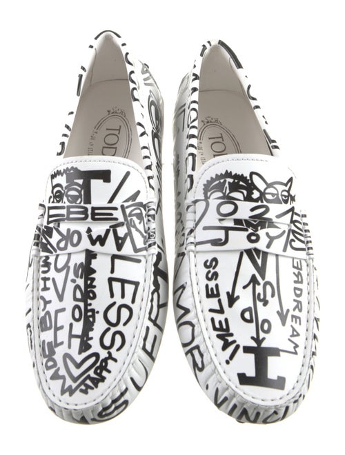 Tod's Leather Printed Drivers