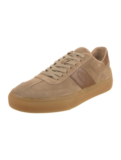 Tod's Suede Leather Trim Embellishment Sneakers