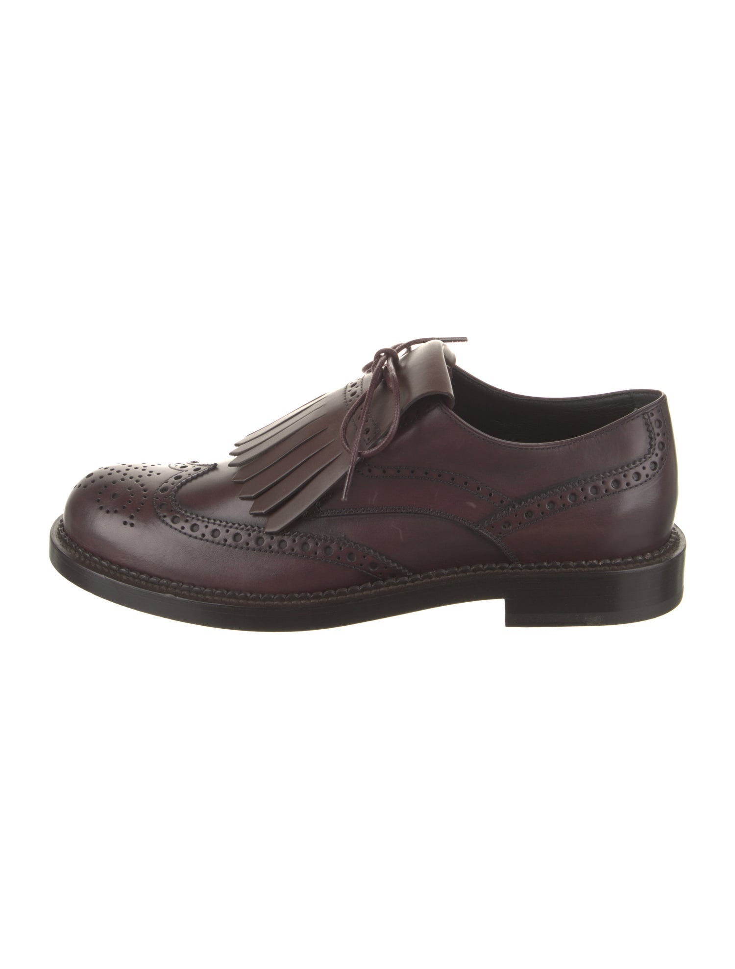 Tod's Leather Lasercut Accents Brogues w/ Tags