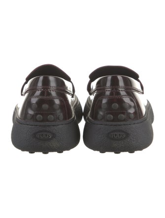Tod's Patent Leather Boat Shoes