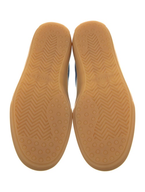 Tod's Suede Colorblock Pattern Sneakers
